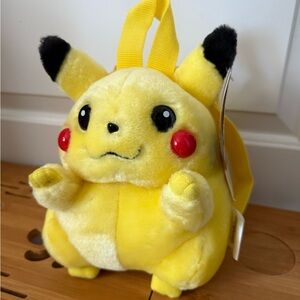 Pikachu Plush Backpack Nintendo NWT